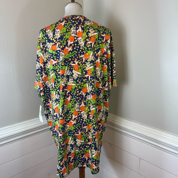LuLaRoe Disney Miss Piggy, Kermit & Hearts Navy Irma Top M FREE SHIP - Picture 3 of 5